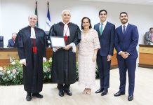 Aldary Nunes Junior toma posse como desembargador do TJES em cerimônia no Pleno