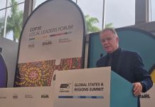 Governador destaca ações climáticas estaduais durante fórum da COP30 no Rio de Janeiro